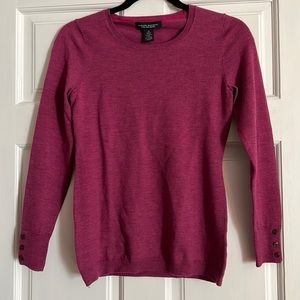 Banana Republic Extra Fine Merino Sweater, Pink, Size XS